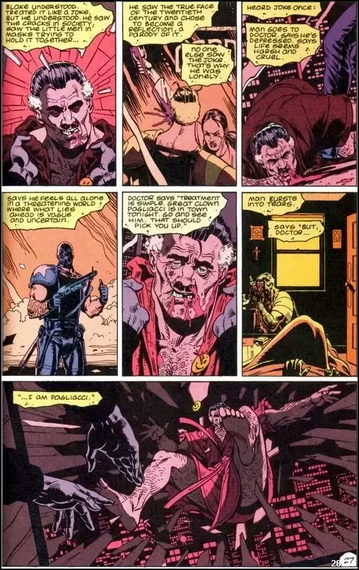 and honestly Scott does fail in one department compare to Watchmen is probably detail and storytelling craft at times. This isn't a flaw but Scott doesn't really do too much in terms of panel layout, that makes you go. OMG LOOK AT THAT!