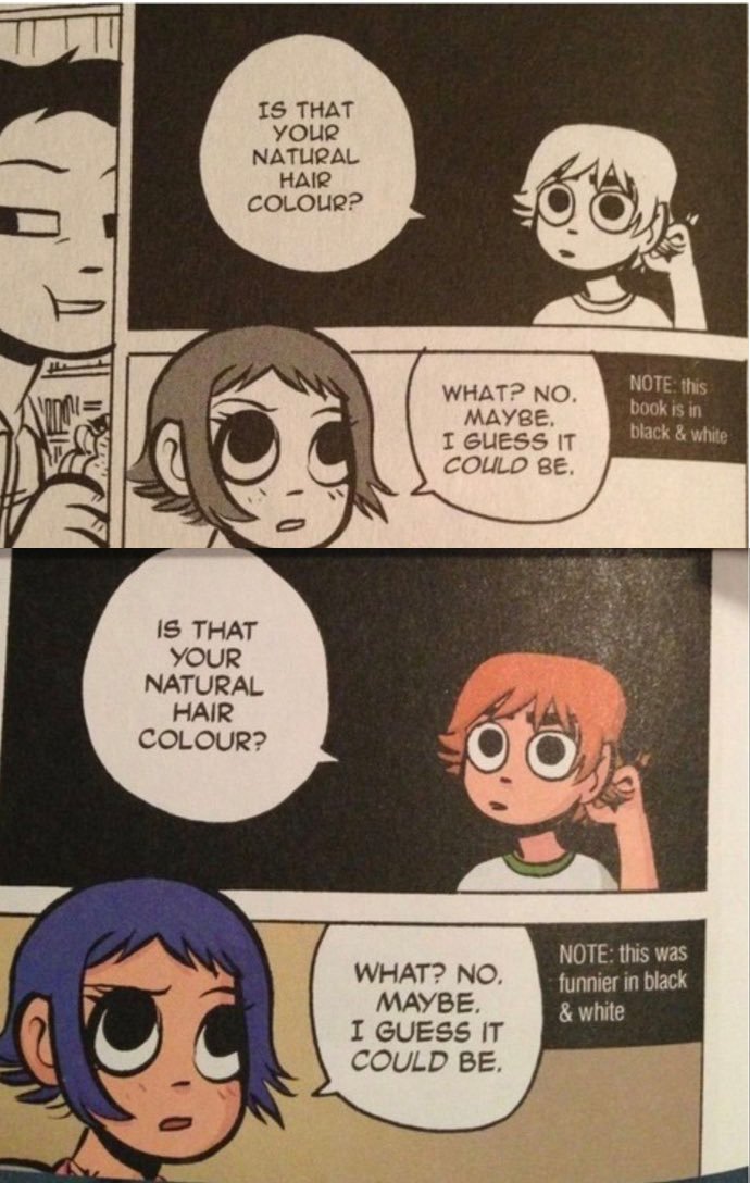 Again this is no slight against Scott just talking about it feels more Popcorn popular then critically popular. I never see people break down Scott's panels instead just sharing the funny bits.