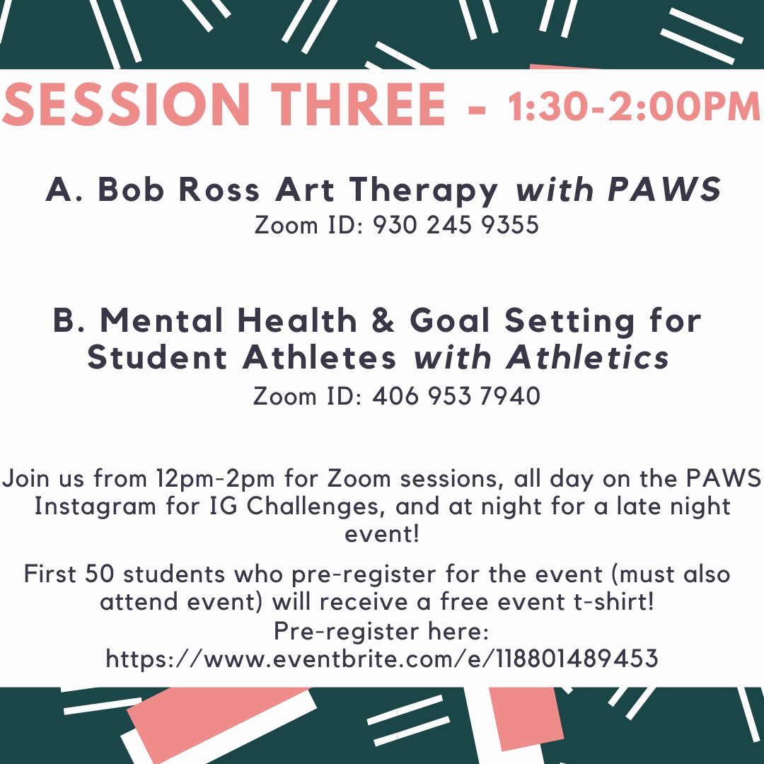 GoAssumptionU's tweet photo. Make sure to pop into the Mental Wellness fair (virtual) tomorrow from 12-2PM! @assumptionupaws https://t.co/fJeRxmwybz
