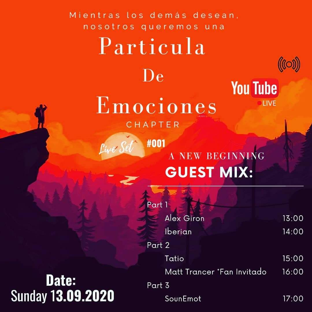 Hi Guys!
I wait for you this Sunday in Particles of emotions! ❤
Thank my Bro SounEmot! 😀

#trancefamily #trancefamilyspain