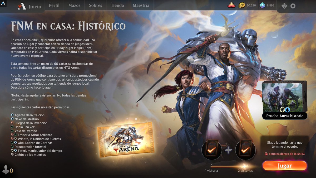Dreju84's tweet photo. Preparando el #mythicQualifier de mañana y Jugando #FNMAtHome , matando dos pajaros de un tiro! gracias como siempre a @MetropolisCnter por esos codigos que nos reparten! https://t.co/9awbehvidS