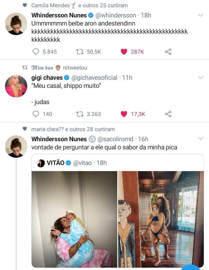 Essa sequência... KKKKKKKKKKKKKK