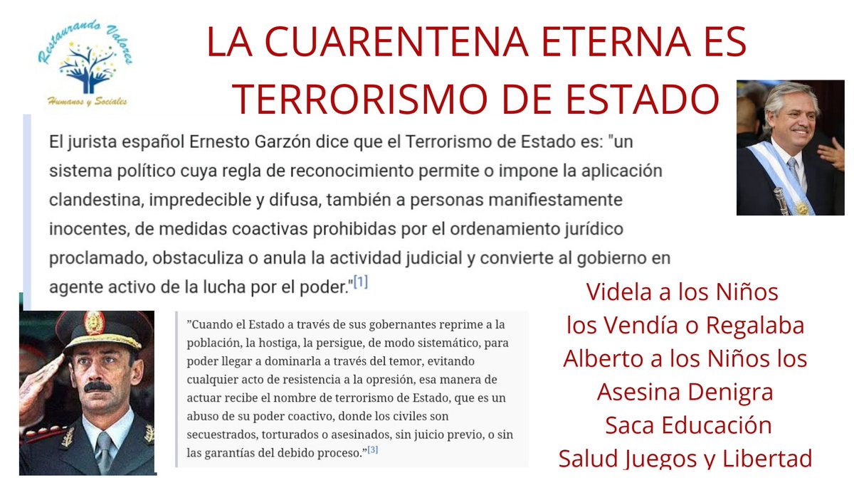 solintegralarg's tweet photo. @alferdez Que decir el terrorismo nos gobierna hoy un genocida de infantes con el abortó el cierre de escuela. Un melegano que quiere asesinar los valores humanos sociales y la familia https://t.co/eGqwOUUAjF