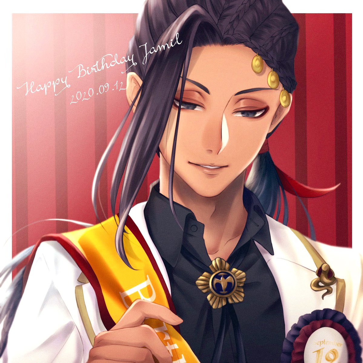 「おめでとう
#ジャミル・バイパー誕生祭2020 
#自由に踊れジャミル・バイパー」|pecoのイラスト