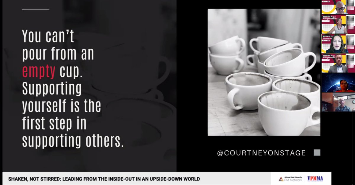 Thank you for the superb advice Courtney Stanley <a href="/courtneyonstage/">Courtney Stanley</a> yesterday during the ASU 2020 PM Summit!  Clean 'em and refill 'em.