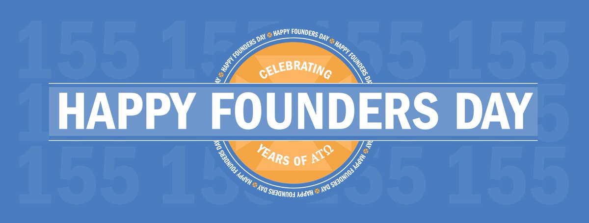 Happy Founders Day to the men of Alpha Tau Omega. 155 years strong, here’s to 155 more! #LoveandRespect