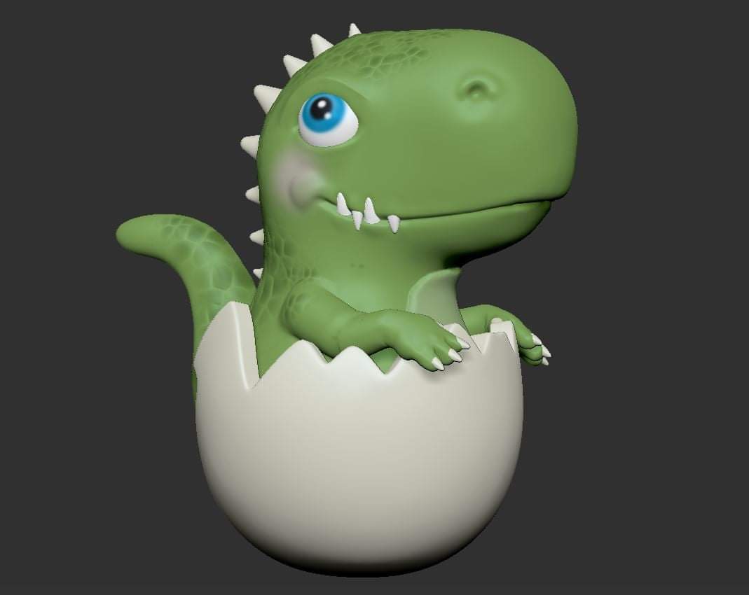lord_maquinza's tweet photo. Sculptember
Day 10
tematic  "Roto"
decidimos salir del cliche del corazon roto y pensamos en un huevo roto por un dino recien nacido 🙂
#sculptember #sculptember2020 #zbrush #dinosaur #Dino #dinosauriorex #dinosaurio 
#retro #hesamael #tridimagina #sculptpractice https://t.co/l4bFThevRF