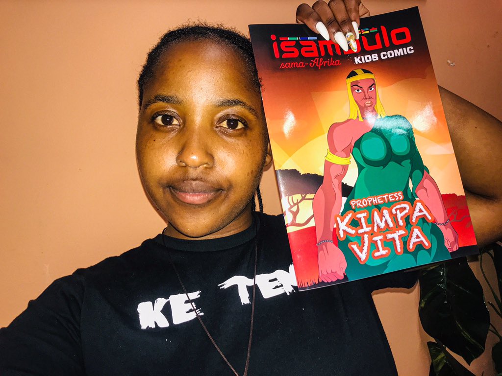 KamvalethuMat's tweet photo. I meant it when I said the kids are me ๐๐ฉ๐คก๐๐๐ป No Age Restriction moc ๐๐ #StarterPack #ChildhoodDecolonization #IsambuloKidsComic @IsambuloA @CreamySA @nguthithi @KamnqaK @SocialSxvage @African_Voices https://t.co/2QNTtxNtCv