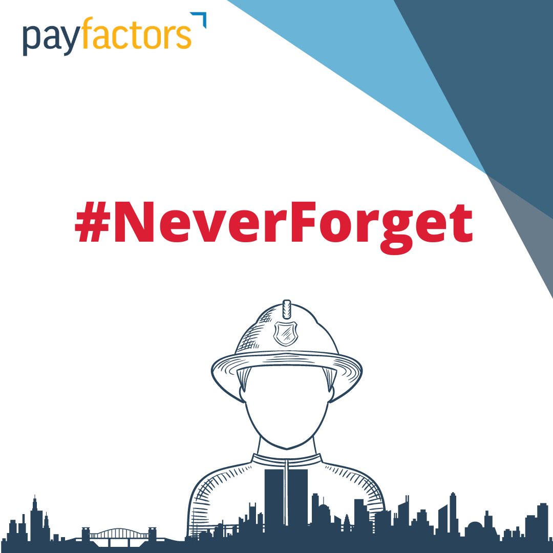 Payfactors's tweet image. We’re taking a moment to acknowledge 19 years ago today. The Payfactors family is thinking of all who were affected on 9/11. #neverforget ❤️