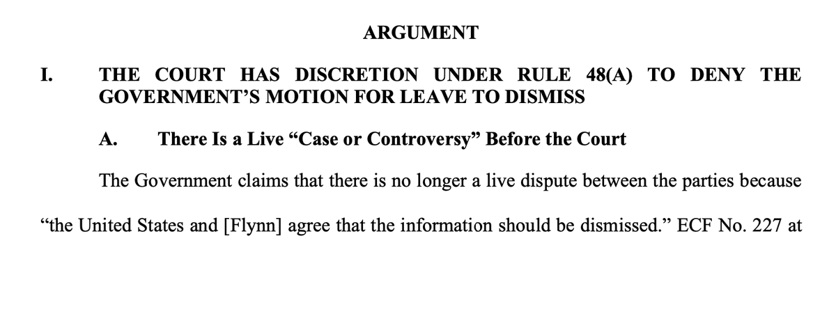 ARGUMENT: "Um, Barr and Flynn seem to think because they say Judge Sullivan is done, it's done. That's not how it works. They are idiots. I can't even with these people."