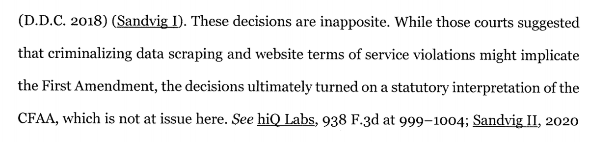 There's discussion of both Sorrell and HiQ Labs v. LinkedIn.  #CFAA watchers can get in on the action!