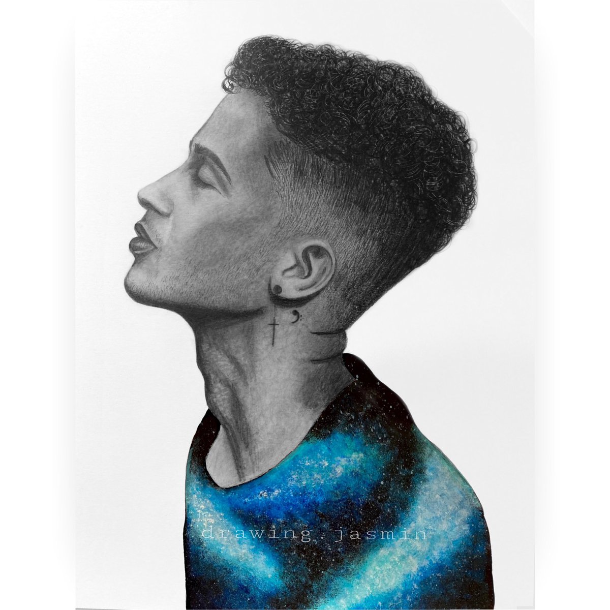 drawing_jasmin's tweet photo. My new drawing of @jordanfisher 
I hope you like it😇♥️ https://t.co/sndtRkUZq9