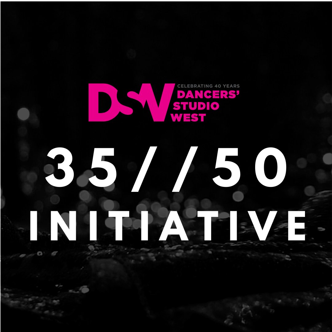 DancersStudioW's tweet photo. We at DSW have receive the call to action from the 35//50 Initiative to share our values and to work towards a representation of 35% BIPOC and 50% female and non-binary identifying humans in our organization and programming. https://t.co/pLgTlvuD6r https://t.co/XGOBRB0QIG