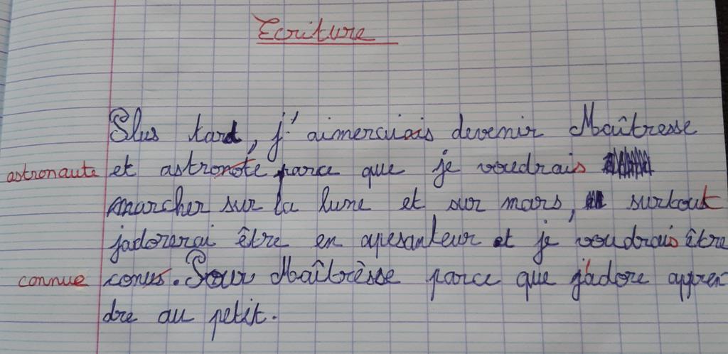 culdours's tweet image. Gwenaëlle 8 ans 😍. Attention @Thom_astro la relève arrive 😉 !