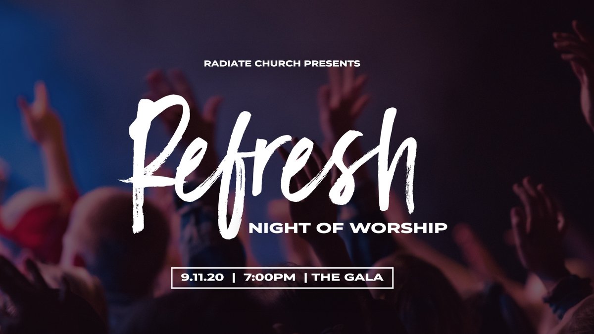 RadiateChurch's tweet photo. There's still a few spots left for our Worship night TONIGHT!

REGISTER HERE: https://t.co/YCih3FWUDi https://t.co/qtLzJJHn4t
