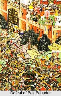 In 1562, Akbar vanquished the Malwa ruler Bajbahadur and annexed the Malwa with Mughal dominion. Consequently, the state boundary of Rani Durgavati touched the Mughal kingdom. Her contemporary Mughal Subedar was Abdul Mazid Khan.