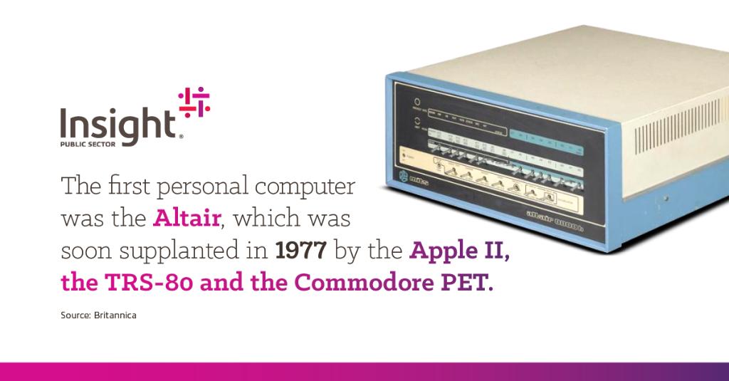 InsightIPS's tweet photo. The first computers that emerged after World War II were gigantic, but, with advances in technology, especially in putting many transistors on a semiconductor chip, computers became both smaller and more powerful.#TechFactFriday #TechFact #PublicSectorTech https://t.co/3DyIaDMU4r