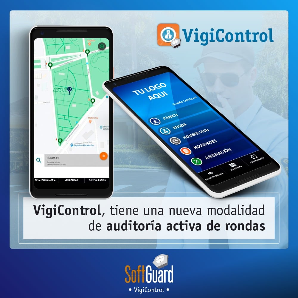 DitsLatam's tweet photo. Nueva modalidad de rondas con la app #VigiControl📲

@SoftguardLatam ofrece una nueva funcionalidad para que los guardias puedan realizar las rondas que le hayan sido asignadas de manera más sencilla, por medio de una nueva interfaz del botón “VER RONDAS”

#DitsMéxico https://t.co/Uyr4EL4qZq