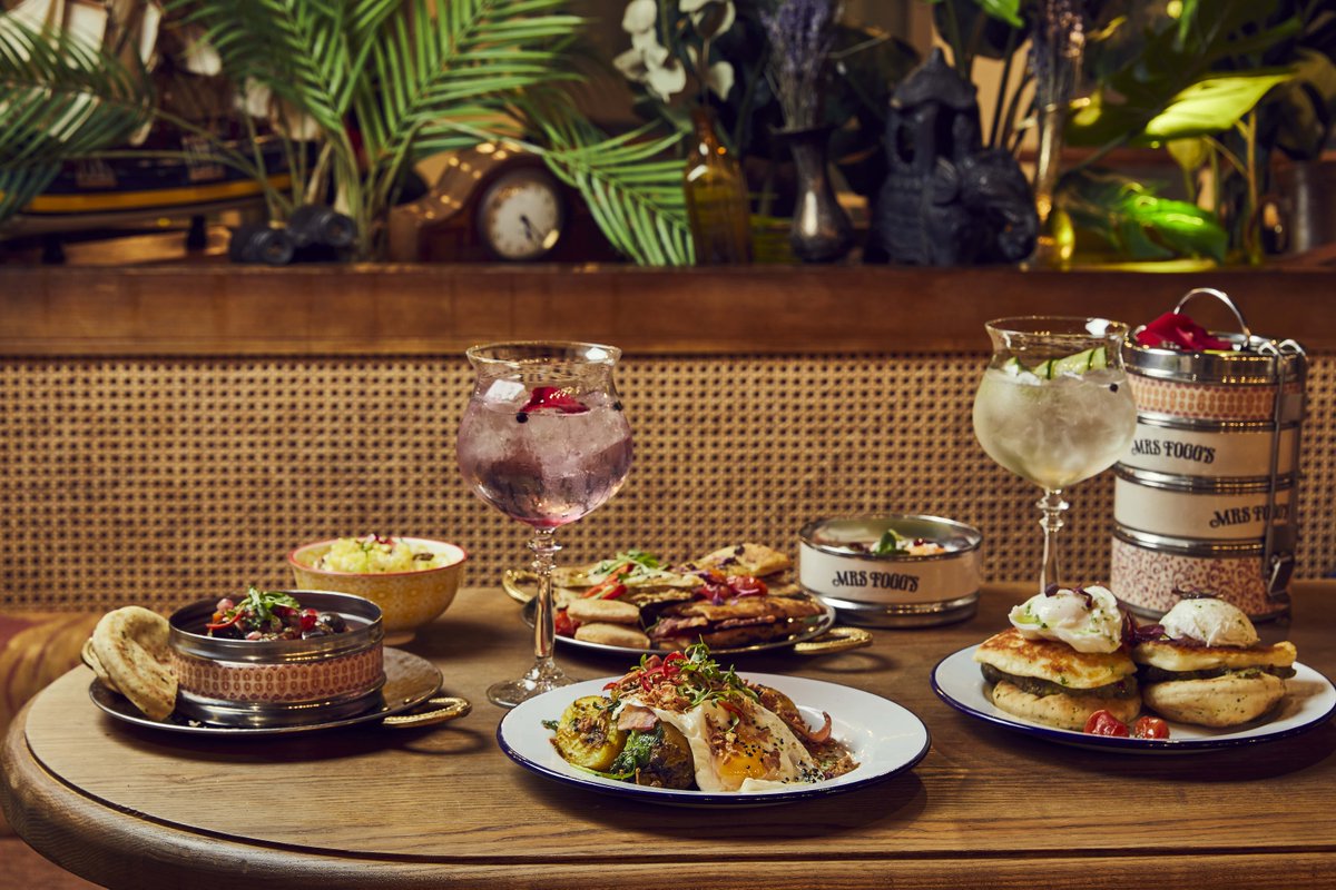 MrFoggsGB's tweet photo. Gin Brunch is BACK 🍳🍹
Returning on the 12th September, indulge in an exquisite two-course brunch set menu and sip on a welcome Bombay Bramble pink G&T, followed by one and a half hours of free-flowing pink Prosecco at Mrs Fogg's! 🍽️#GinBrunch #MrsFoggs https://t.co/93M511iGgG