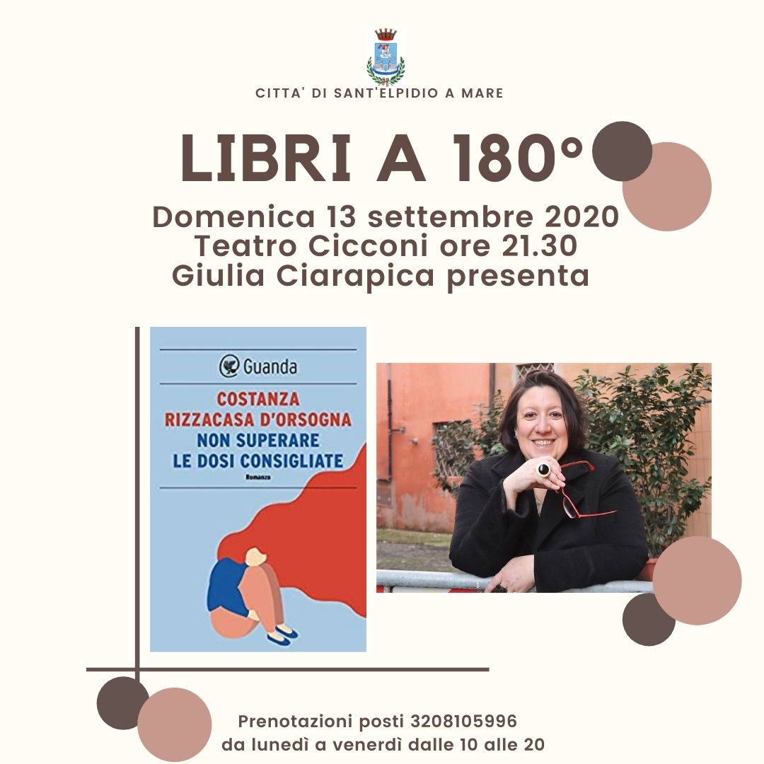 GiuliaCiarapix's tweet photo. Continuano gli appuntamenti di #Libria180gradi 📚 Stasera con Marco Frittella, domani festeggiamo Bukowski con un reading musicale, domenica avremo @CostanzaRdO che ci parlerà di “Non superare le dosi consigliate” e lunedì avremo @andreapomella con “I colpevoli”.
Vi aspettiamo ✨ https://t.co/XNeniMQQK5