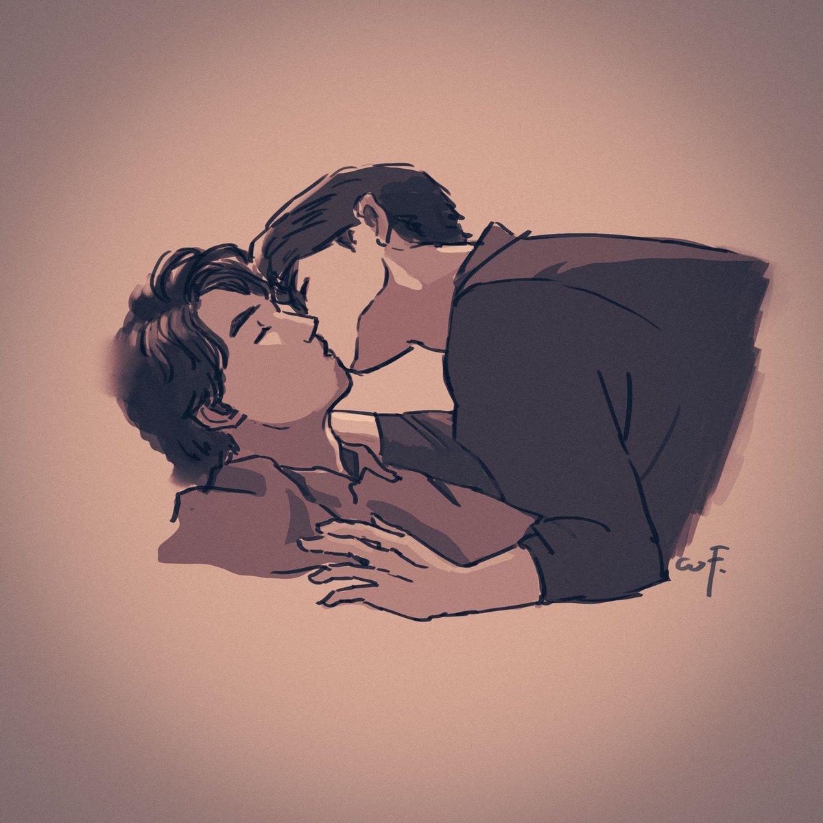Windfancyart's tweet photo. @backaof Thank you P'Aof ,you bring so many sweet and tender moments to me!Thanks for your works inspired me to draw many fanarts! I saw the lovers growth in the play and I feel my drawing skill growth  too!😊
#ยังคั่นกูตอนจบ   
#Still2gether 
#ไบรท์วิน 
#BrightWin
#คนนั้นต้องเป็นเธอxJOOX https://t.co/hAZ30Afz2D