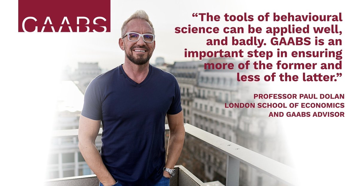gaabsorg's tweet photo. Delighted to announce @profpauldolan's appointment to our Advisory Board.  

Stay tuned as we announce other Advisory Board members soon on https://t.co/PKYmUC5qFY. 

#behaviouralscience #behaviouraleconomics #behavioralscience #behavioraleconomics #gaabs #happinessbydesign https://t.co/Skix9kUAmq