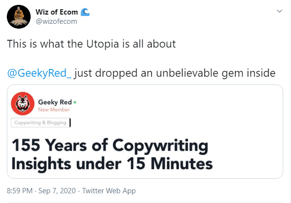 If you are reading this until now, thank you. Few more points and I will finish it(Small Ad break - Join Utopia MasterMind by  @wizofecom for more EXCLUSIVE content like this with my aff link  https://gumroad.com/a/911537267&nbsp; 5b. Make your copy easier to read: