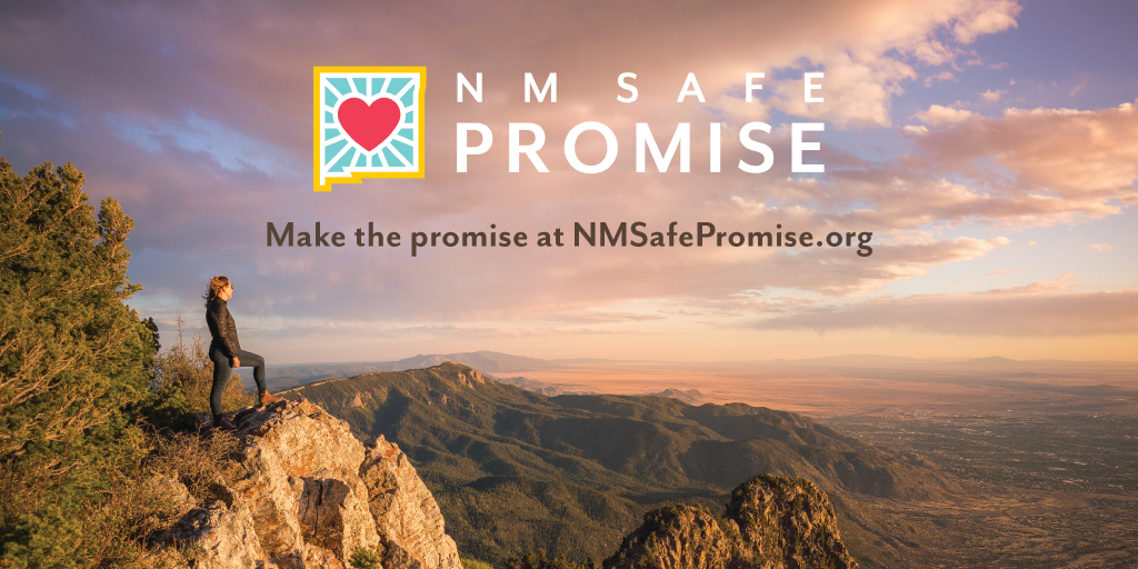 ABQ365's tweet photo. Help take care of New Mexico and #ABQ by making the #NMSafePromise today. 
https://t.co/HTizbohvfn https://t.co/0GXDa3LT72