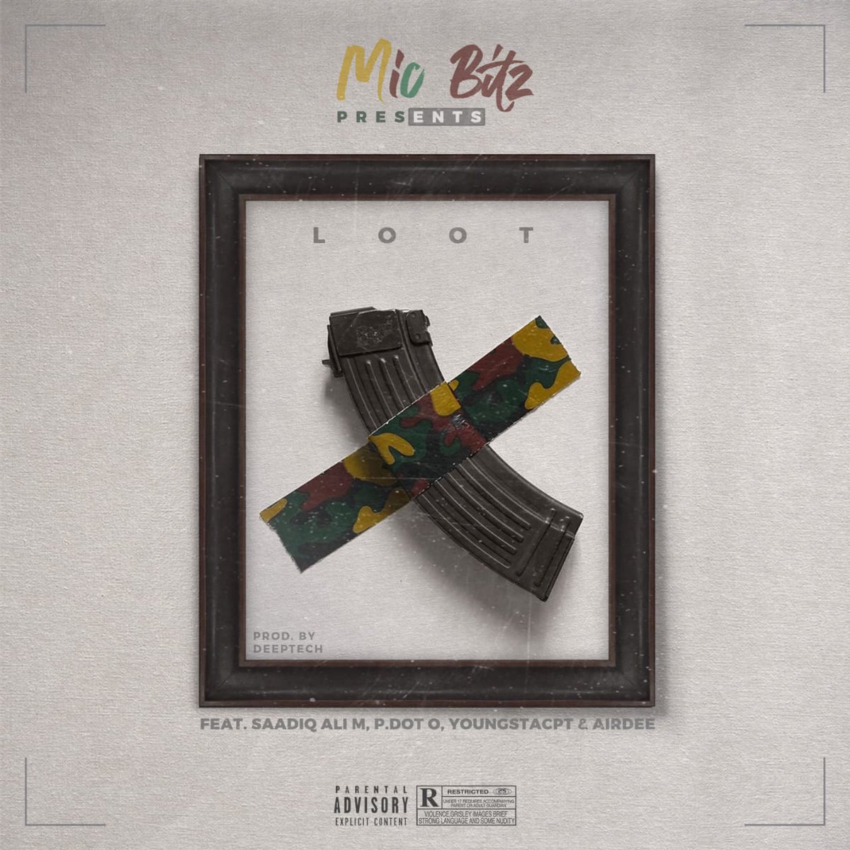 PdotO_SA's tweet photo. New Single by @MicBitzSA
#Loot features Myself and @YoungstaCpt w #Saadiq on The Hook drops Nextweek 18th September.
GBTGB https://t.co/VjY53CyRLR