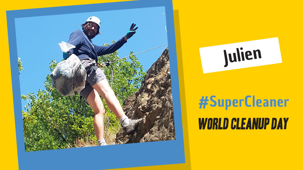WCDFrance's tweet photo. Notre #Supercleaner Julien est "juste" notre président-fondateur, celui qui a permis au #WordlCleanupDay d'agir en France. Et même s'il est parti relevé de nouveaux challenges à @MEL_Lille, il sera là le 19/09 et il ne lâchera rien ! Et vous ? https://t.co/lj12eHF8CP 💪
#WCUD2020 https://t.co/vuoGIUxKli