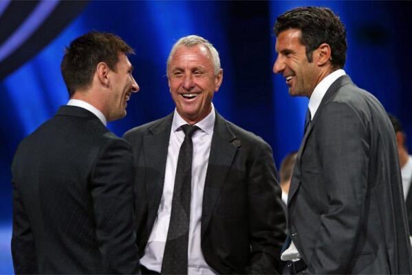 "For me, to watch Messi play is a pleasure – it’s like having an orgasm – it’s an incredible pleasure." - Luis Figo 