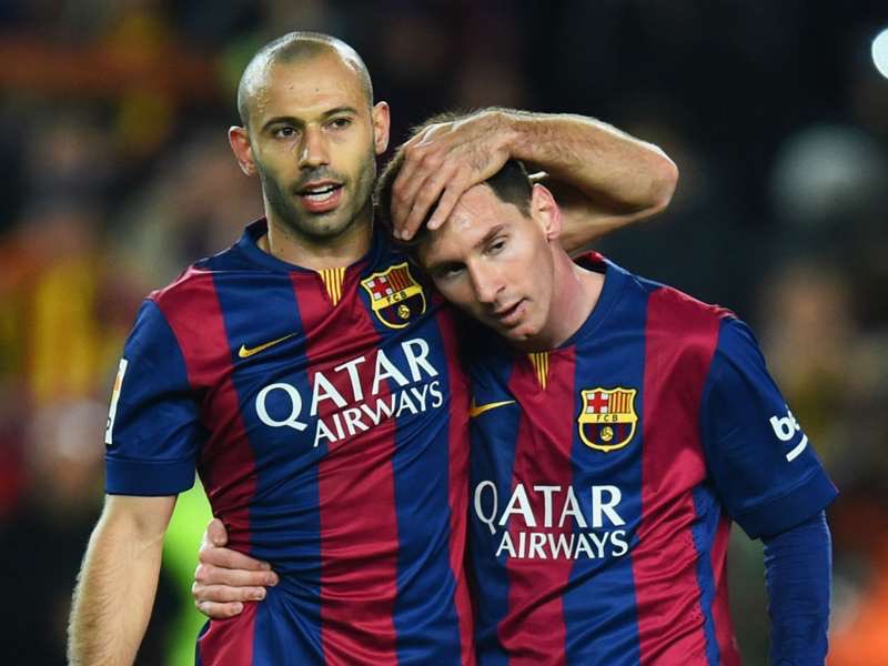 "Although he may not be human, it’s good that Messi still thinks he is." - Javier Mascherano