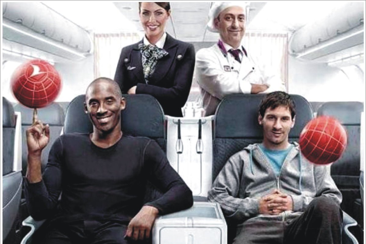 "I wear the number 10 Jersey for the US National Team in honour of the Greatest athlete I have ever seen: Messi." - Kobe Bryant