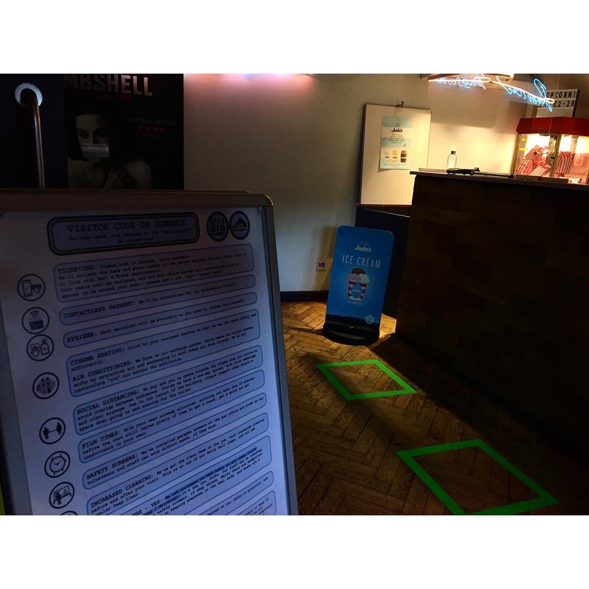 TheLexiCinema's tweet photo. πΏπ½π«π·πΊπ₯π₯π We are moments away from re-opening our doors for the first time in 179 days, with our new one way system, and the new normal! Itβs good to be back!
#lexireopening #ourlexiyourlexi #lexihub https://t.co/EcLLY5kRrt