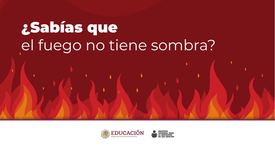 INEAZamora's tweet photo. El fuego no tiene sombra porque no impide de ninguna manera el paso de la luz a través de sí, por ello, no vemos la sombra de la llama en la pared.🧯 https://t.co/WVkXsGHa2R