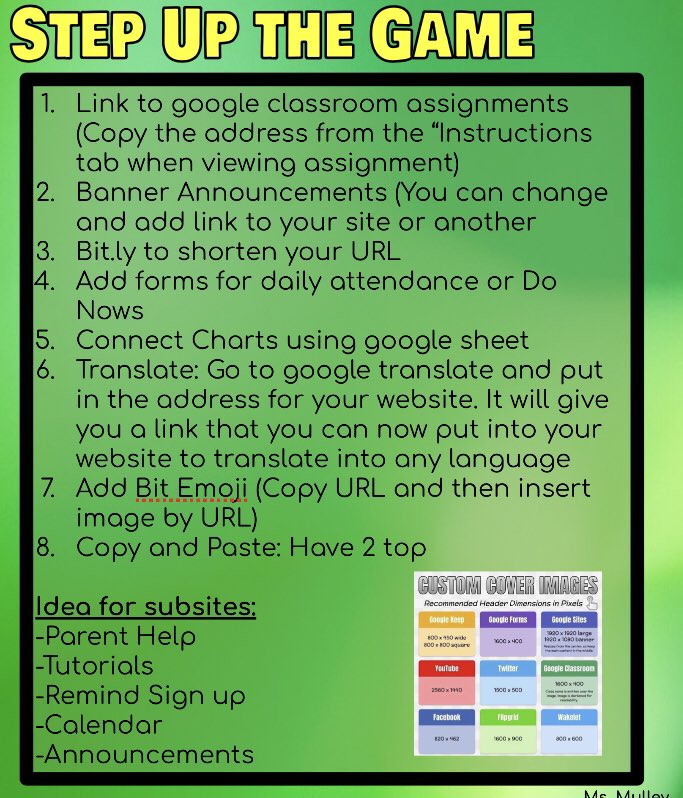 How to make a google sites and step up your digital organization game! I do a daily overview of the lesson ... have a do now form embedded and connect the assignments to google classroom. Essentially the lessons are on the site and they just submit in google classroom!