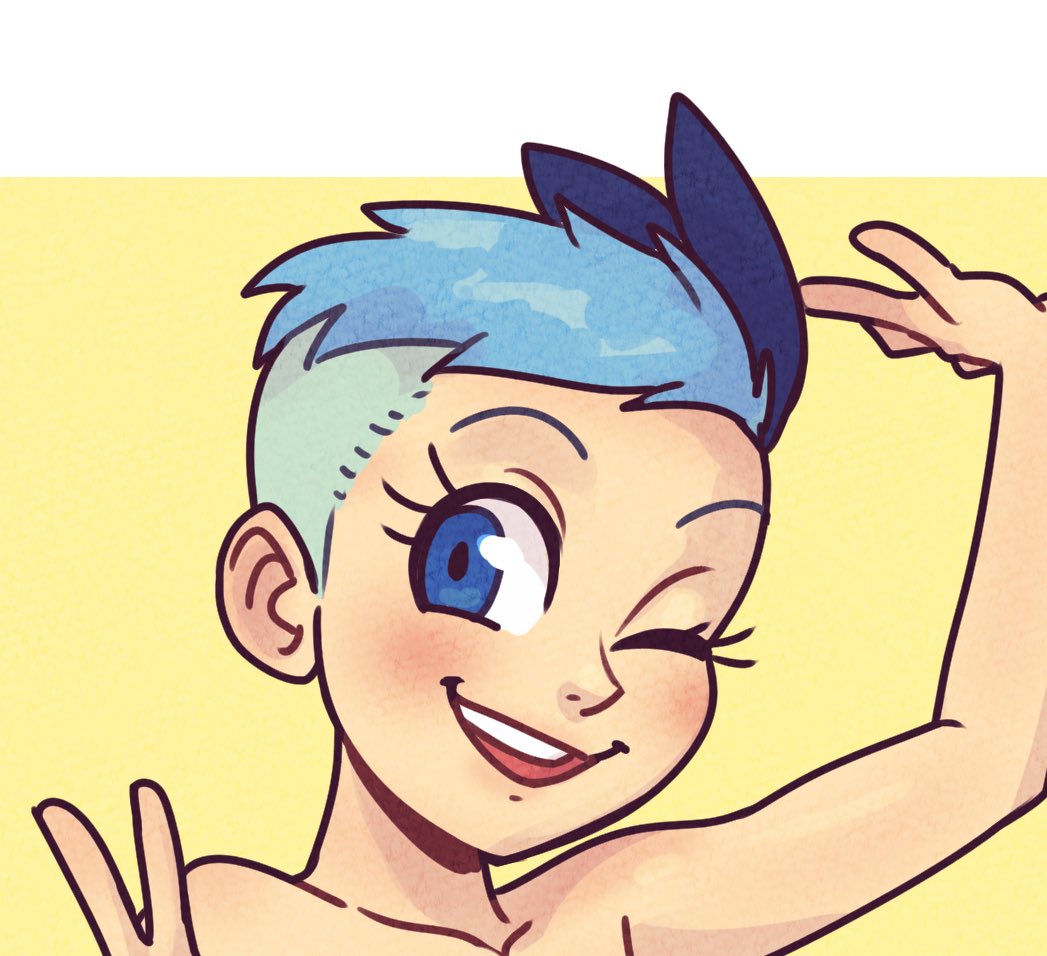 By the way she has a new look!
