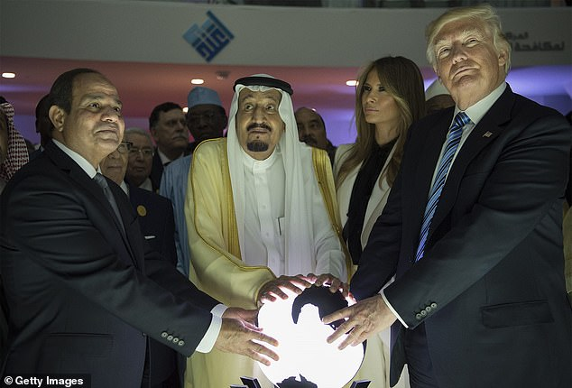 It's no mystery why Trump's very first foreign visit as US President was to...Saudi Arabia, where a massive arms deal was made to equip not just Saudi Arabia, but the multinational GCC commando force."The House of War has become The House of Peace.", it was sung.