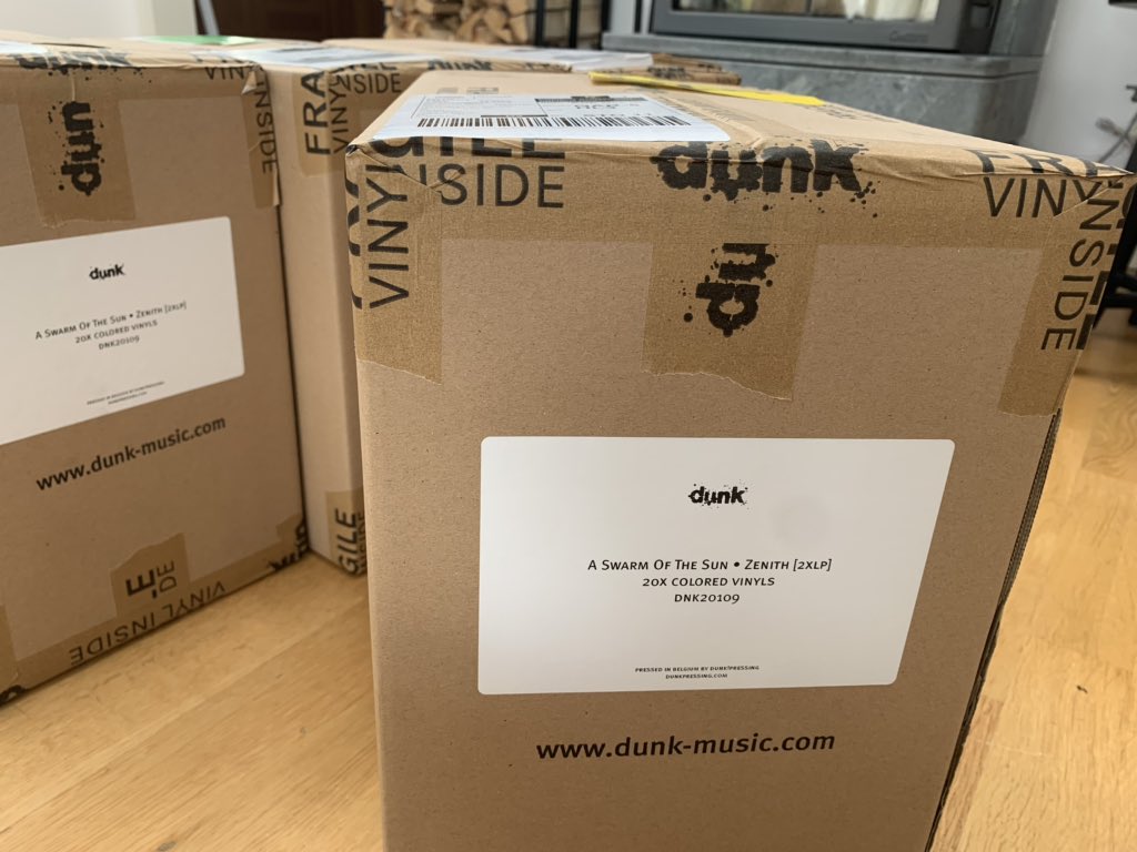 Look what just arrived! Shipping of Zenith Redux vinyl orders starts this weekend!