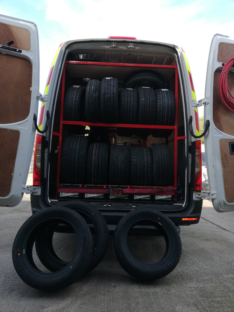 RecoveryMarsden's tweet image. Mobile tyre van loaded for the weekend.
If you need a tyre call
02838310111