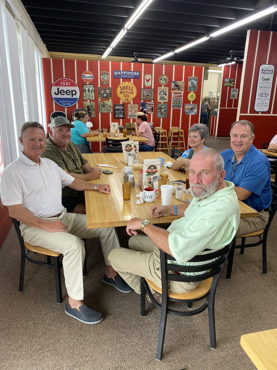I enjoyed having breakfast this morning with a few of our Geneva County Farmers members and ALFA Area Director Boyd Deal.