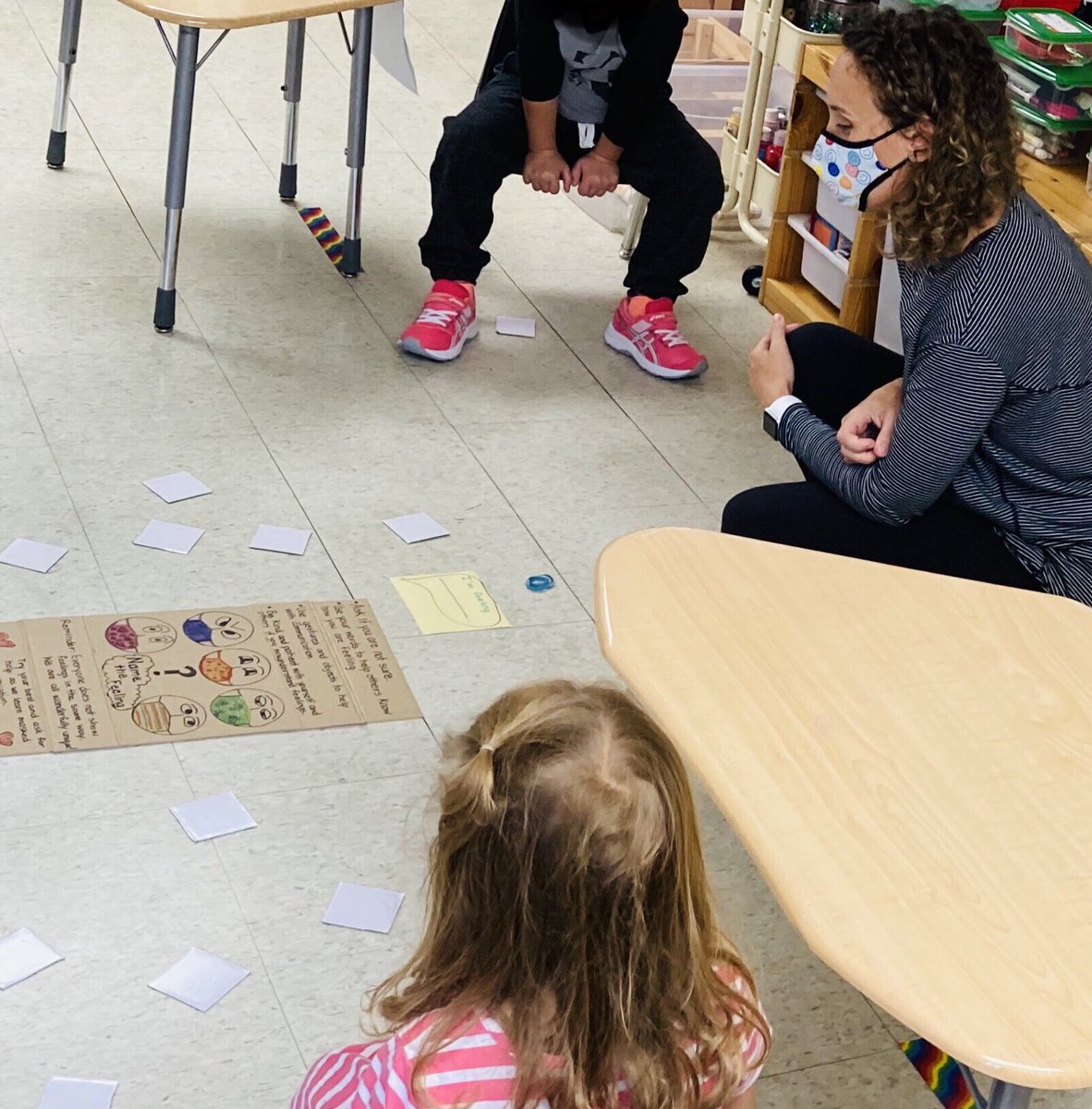 Linden_Sports's tweet photo. Let’s talk about communication! Masked communication! This week the EL-gr.5 students took some time to learn about communication in a mask wearing environment! #lifeskills #relationshipbuilding #SEL #makeitfun #homemadegame #backtoschool2020 #healtheducation #mentalhealth https://t.co/46uxCzp5Pm
