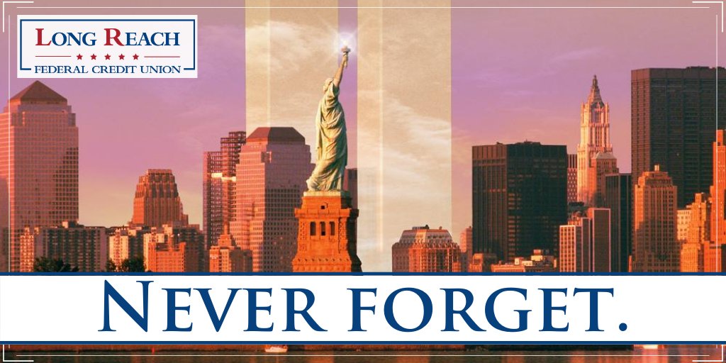 longreachfcu's tweet photo. We must never forget the loss, survival, courage, and conviction that surrounded September 11, 2001. Today, let's stand together to remember the brave victims and express our deepest condolences towards the victims' families. 🙏
#NeverForget #NineEleven #FallenAngels #LRFCU https://t.co/k7pWze1Rg2