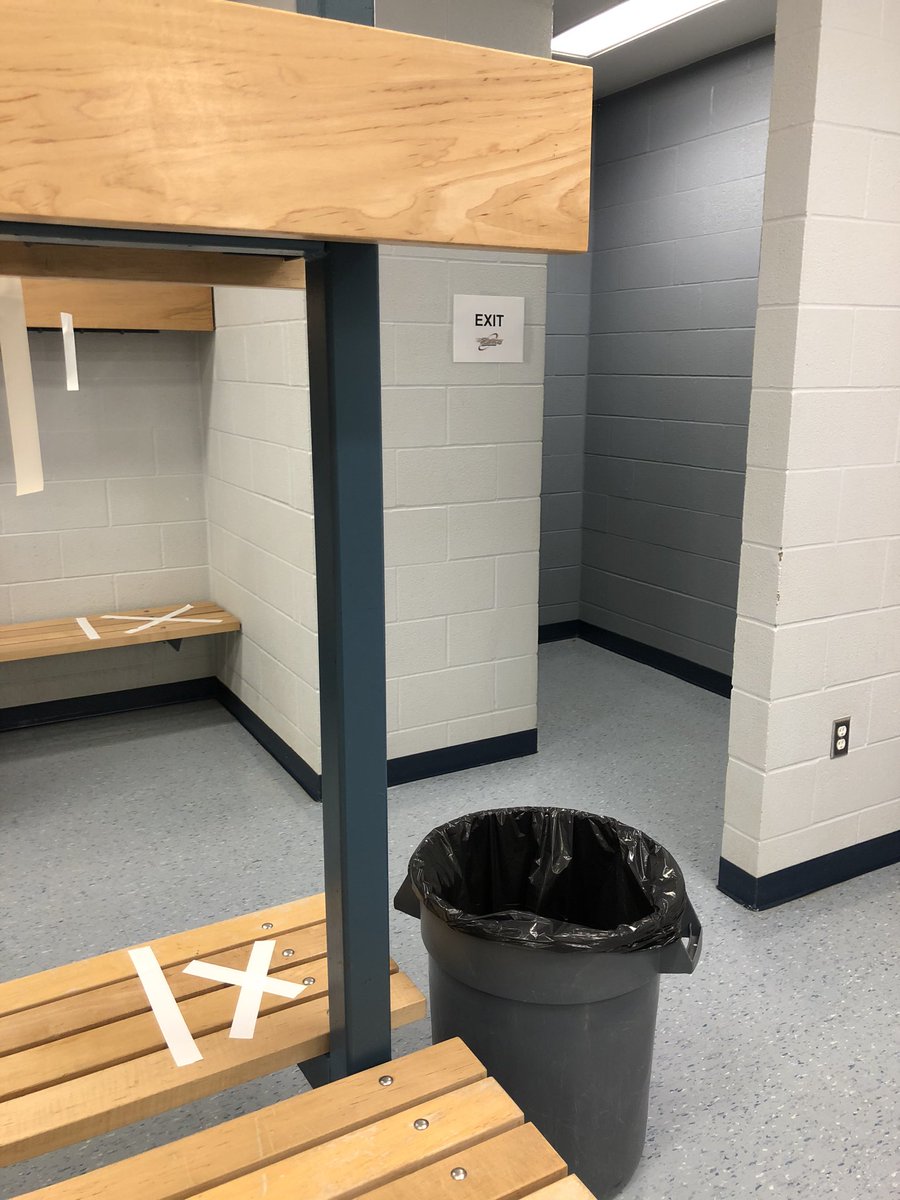 horricksphysed's tweet photo. The @SDCISaints Phys Ed dept has been busy getting our teaching spaces ready for our students to come back, all while following traffic flow and social distancing. We can’t wait to help them rediscover their love of movement and wellness! 💪🏼🍎 https://t.co/sF7zrSkXCA