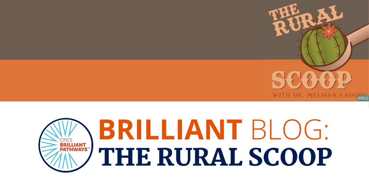 BrilliantCFES's tweet photo. #CFES President and CEO @RickDalton20 recently spoke with @dr_sadorf about his upcoming #book, Rural America’s Pathways to College and Career: Steps to Better Schools and Enrich Lives, during “The Rural Scoop” #podcast.🎙️
On the #BrilliantBlog >> https://t.co/cl44VtSOS9 https://t.co/UbN4Xp2B3K