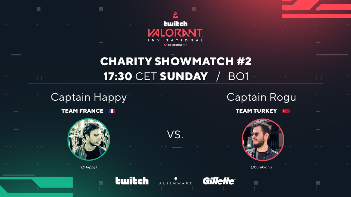 burakrogu's tweet photo. Pazar günü, @BLASTValorant #TwitchInvitational BO1 şov maçında, efsane bir takıma kaptanlık yapacağım. Rakip https://t.co/RMC9pqiJg5 nin takımı olacak. Davet için Twitch ve BLAST'a teşekkür ederiz. Kazanırsak 5,000 euro ödül seçeceğimiz bir hayır kurumuna bağışlanacak. Detaylar; https://t.co/uaf0s7nGta