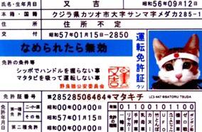 wakuwakujapones's tweet photo. El día del 🐱 en #Wakuwakujapones 

Carnets de conducir de🐈! De verdad ???Claro q Si!

En los años 1980-90 eran muy populares en todo Japón!

 Se llamaban なめ猫 (nameneko) y son muy graciosos aún hoy !

#gato #Japones #Zaragoza https://t.co/070MAAZShh
