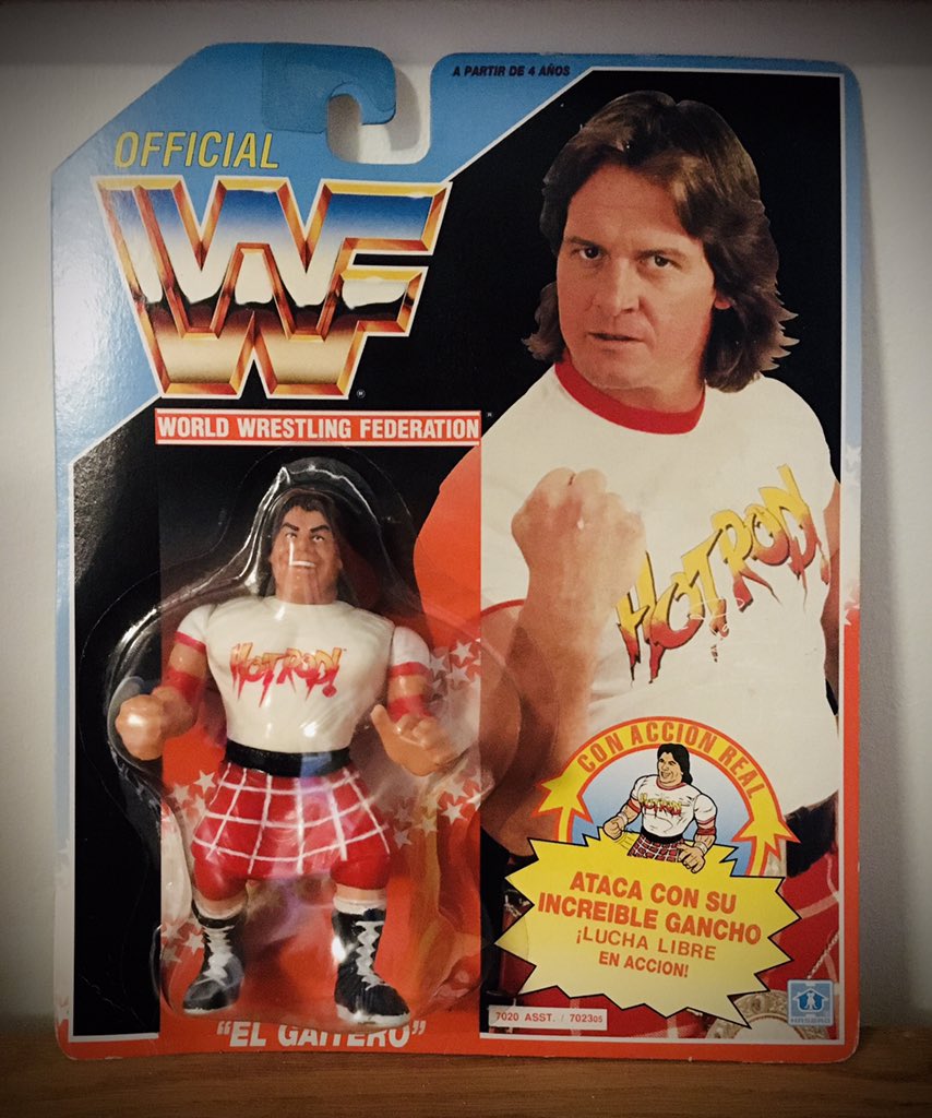 My #hWoFigureFriday is El Gaitero (The Piper) Rowdy Roddy Piper! Mint Hasbro on 🇪🇸 card. Kindly shipped to the UK by one of the hWo’s own US distributor, Grenville Nash. 🤜🏻 🔥 🤛🏻 #hWo #FigureFriday #FigLife #WeWantRetros #FTLOW #Hasbros4Life #HasbroWorldOrder #WWFHasbro