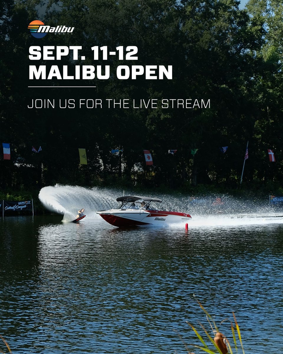 The Malibu Open is BACK! Enjoy from the comfort of your home today and tomorrow as the world's best skiers battle it out behind the Malibu Response TXi.

youtube.com/playlist?list=…

#thetruthisonthewater #malibuboats #malibuopen #waterski