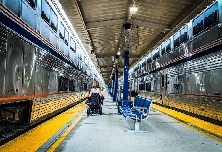  #Democrats will help transform Amtrak from a laggard to a leader in passenger rail accessibility and ensure people with disabilities can receive compensation when disability equipment, like wheelchairs, are lost or damaged by transportation carriers.9/12 #DemPartyPlatform